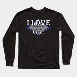 I LOVE Grant | Arkensas County Long Sleeve T-Shirt